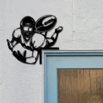 Sports Metal Sign American Football Player 1