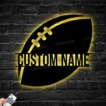 Sports Metal Sign American Pigskin 1
