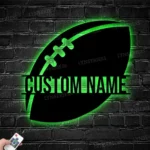 Sports Metal Sign American Pigskin 1
