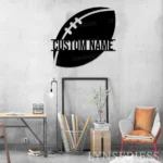 Sports Metal Sign American Pigskin 1