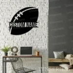 Sports Metal Sign American Pigskin 1