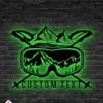 Sports Metal Sign Artistic Snowboarding 1