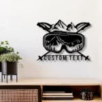 Sports Metal Sign Artistic Snowboarding 1