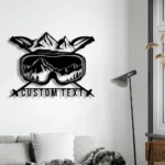 Sports Metal Sign Artistic Snowboarding 1