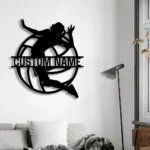 Sports Metal Sign Artistic Volleyball 1