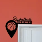 Sports Metal Sign Basketball 1