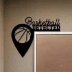 Sports Metal Sign Basketball 1
