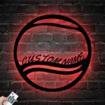 Sports Metal Sign Custom Ball Tennis 1