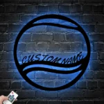 Sports Metal Sign Custom Ball Tennis 1