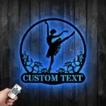 Sports Metal Sign Custom Ballerina 1