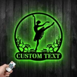 Sports Metal Sign Custom Ballerina 1