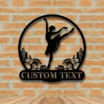 Sports Metal Sign Custom Ballerina 1