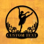 Sports Metal Sign Custom Ballerina 1