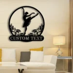 Sports Metal Sign Custom Ballerina 1