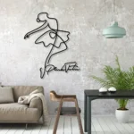Sports Metal Sign Custom Ballerina Dance 1