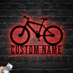 Sports Metal Sign Custom Bicycle Mtb 1