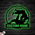 Sports Metal Sign Custom Brazilian Jiu Jitsu 1