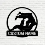 Sports Metal Sign Custom Brazilian Jiu Jitsu 1