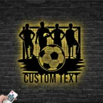 Sports Metal Sign Custom Football Field 1