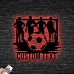 Sports Metal Sign Custom Football Field 1