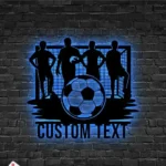 Sports Metal Sign Custom Football Field 1