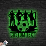 Sports Metal Sign Custom Football Field 1