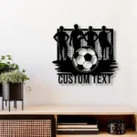 Sports Metal Sign Custom Football Field 1