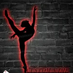 Sports Metal Sign Custom Girl Modern Dance 1