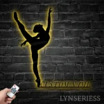 Sports Metal Sign Custom Girl Modern Dance 1