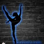Sports Metal Sign Custom Girl Modern Dance 1