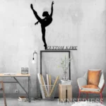 Sports Metal Sign Custom Girl Modern Dance 1