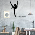 Sports Metal Sign Custom Girl Modern Dance 1
