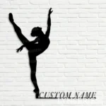Sports Metal Sign Custom Girl Modern Dance 1