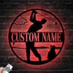 Sports Metal Sign Custom Golfing 1
