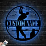Sports Metal Sign Custom Golfing 1