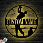 Sports Metal Sign Custom Golfing 1