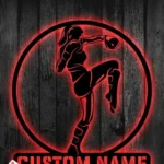 Sports Metal Sign Custom Kickboxing 1