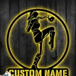Sports Metal Sign Custom Kickboxing 1