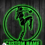Sports Metal Sign Custom Kickboxing 1