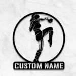 Sports Metal Sign Custom Kickboxing 1