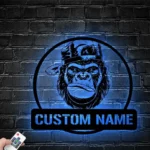 Sports Metal Sign Custom King Monkey 1
