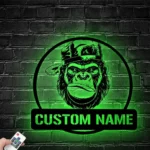 Sports Metal Sign Custom King Monkey 1