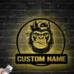 Sports Metal Sign Custom King Monkey 1
