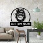 Sports Metal Sign Custom King Monkey 1