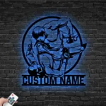 Sports Metal Sign Custom Mma Fighter 1