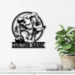 Sports Metal Sign Custom Mma Fighter 1