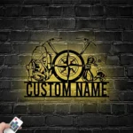 Sports Metal Sign Custom Rock Climbing Tools 1