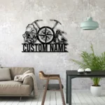 Sports Metal Sign Custom Rock Climbing Tools 1