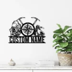 Sports Metal Sign Custom Rock Climbing Tools 1