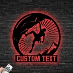 Sports Metal Sign Custom Rock Mountain Climbing 1